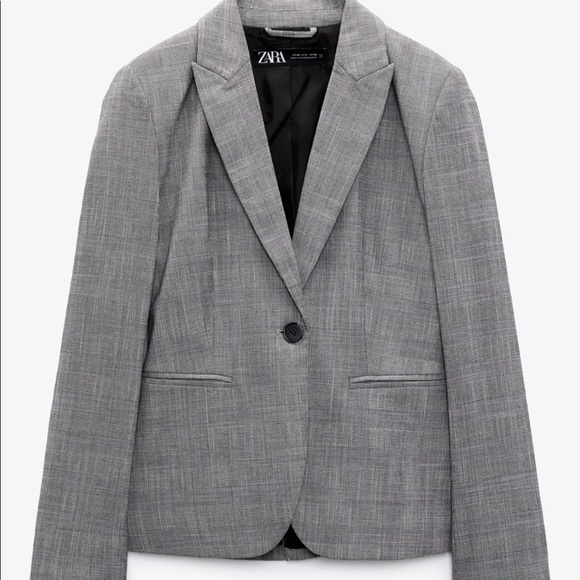 Zara Tailored Plaid Blazer - Picture 2 of 10